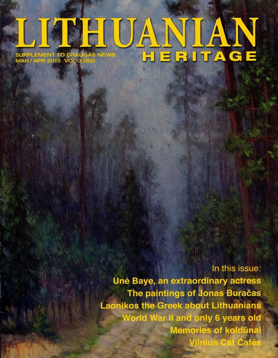 <em>Lithuanian Heritage</em>, Vol. 3, No. S2 (2015)