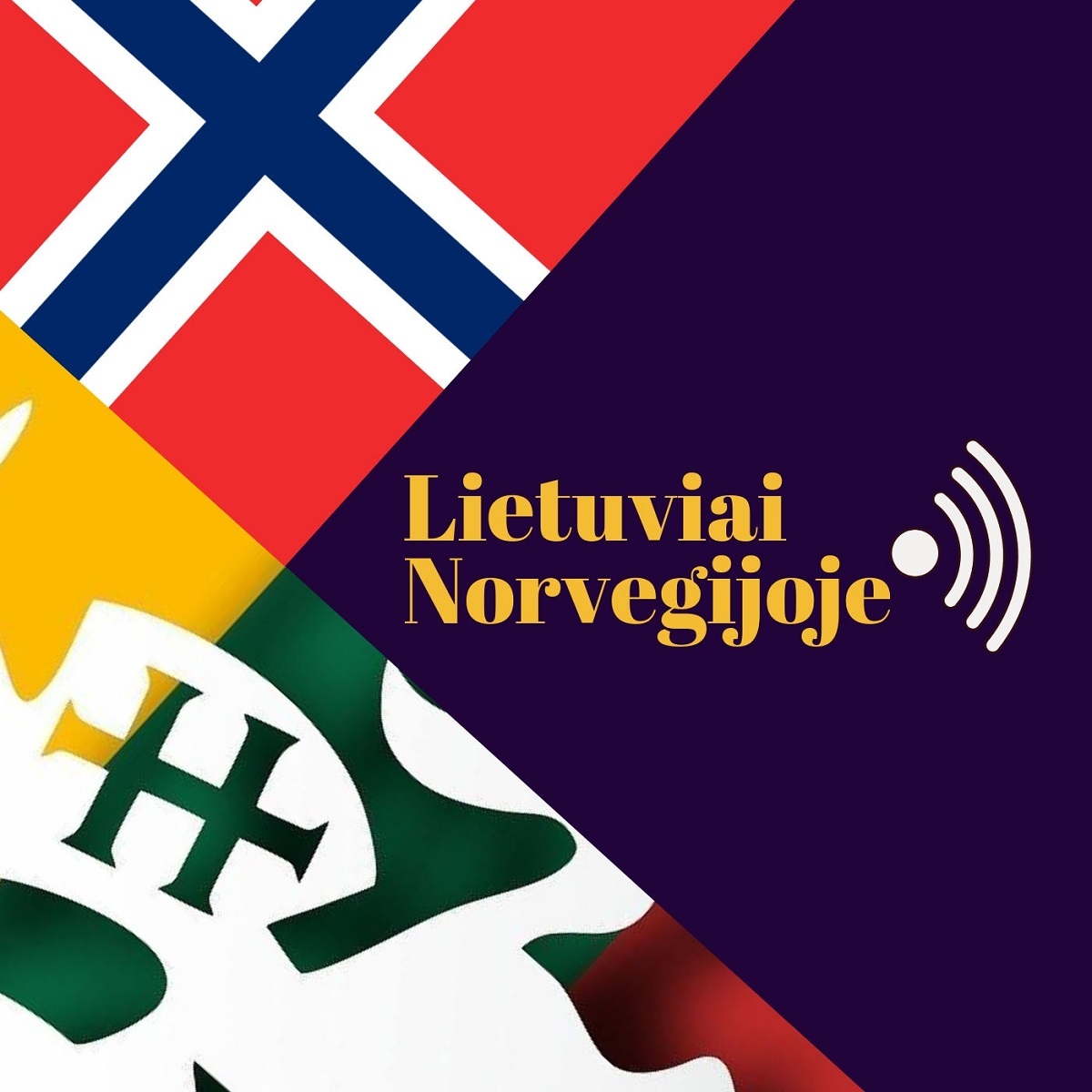Podcast screensaver “Lithuanians in Norway”